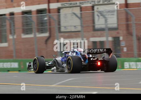 Melbourne, Australien. 08. April 2022. 8.. April 2022, Albert Park, Melbourne, FORMEL 1 ROLEX AUSTRALIAN GRAND PRIX 2022, auf dem Bild Nichola Latifi (CAN), Williams Racing Credit: dpa/Alamy Live News Stockfoto