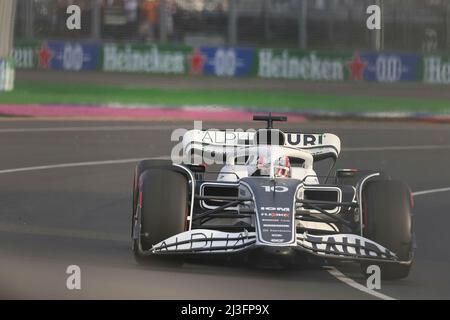 Melbourne, Australien. 08. April 2022. 8.. April 2022, Albert Park, Melbourne, FORMEL 1 ROLEX AUSTRALIAN GRAND PRIX 2022, im Bild Pierre Gasly (FRA), Scuderia AlphaTauri Quelle: dpa/Alamy Live News Stockfoto