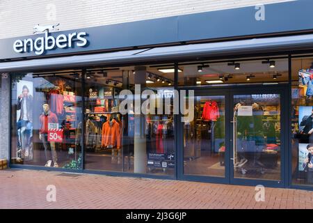 Schaufenster Der Engbers, Mode Für Männer Stockfoto