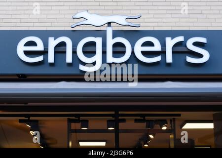 Schaufenster Der Engbers, Mode Für Männer Stockfoto