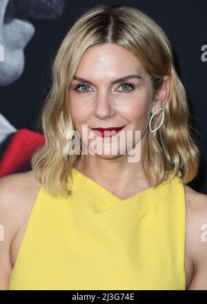 HOLLYWOOD, LOS ANGELES, KALIFORNIEN, USA - 07. APRIL: Die amerikanische Schauspielerin Rhea Seehorn kommt zur Los Angeles Premiere von AMCs 'Better Call Saul'-Saison 6, die am 7. April 2022 in der Hollywood American Legion Theatre Post 43 in Hollywood, Los Angeles, Kalifornien, USA, stattfand. (Foto von Xavier Collin/Image Press Agency/Sipa USA) Stockfoto