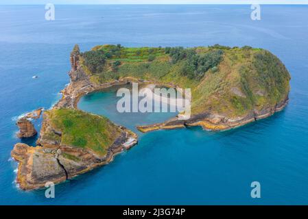 Insel Vila Franca do Campo auf der Insel Sao Miguel, Portugal. Stockfoto