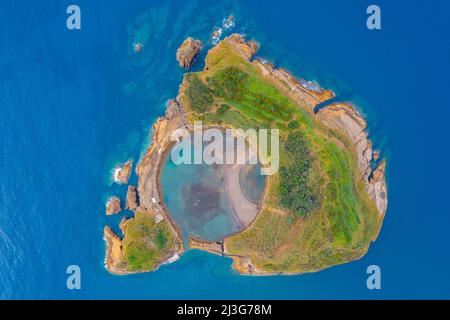 Insel Vila Franca do Campo auf der Insel Sao Miguel, Portugal. Stockfoto