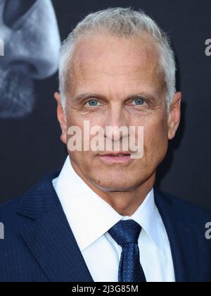 Hollywood, Usa. 07. April 2022. HOLLYWOOD, LOS ANGELES, KALIFORNIEN, USA - 07. APRIL: Patrick Fabian kommt zur Los Angeles Premiere von AMCs 'Better Call Saul'-Saison 6, die am 7. April 2022 in der Hollywood American Legion Theatre Post 43 in Hollywood, Los Angeles, Kalifornien, USA, stattfand. (Foto: Xavier Collin/Image Press Agency/Sipa USA) Quelle: SIPA USA/Alamy Live News Stockfoto