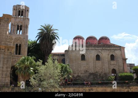 Martorana Kirche Palermo, Sizilien Stockfoto