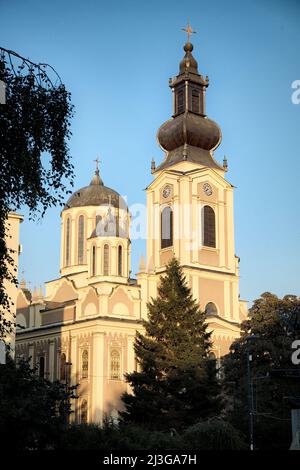 Die Kathedrale Kirche der Geburt der Gottesmutter ist die serbisch-orthodoxe Kathedrale in Sarajevo, Bosnien und Herzegowina. Theotokos ist die griechische ti Stockfoto