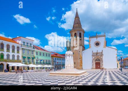 Kirche von Sao Joao Batista in Tomar, Portugal. Stockfoto