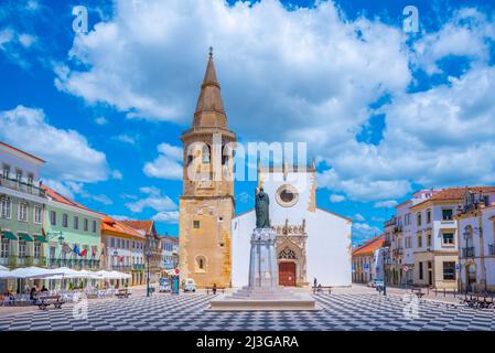 Kirche von Sao Joao Batista in Tomar, Portugal. Stockfoto