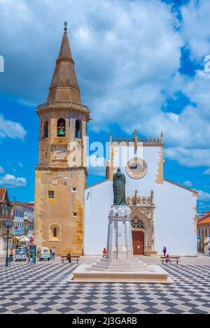 Kirche von Sao Joao Batista in Tomar, Portugal. Stockfoto