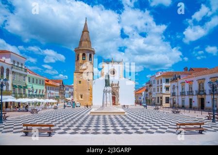 Kirche von Sao Joao Batista in Tomar, Portugal. Stockfoto