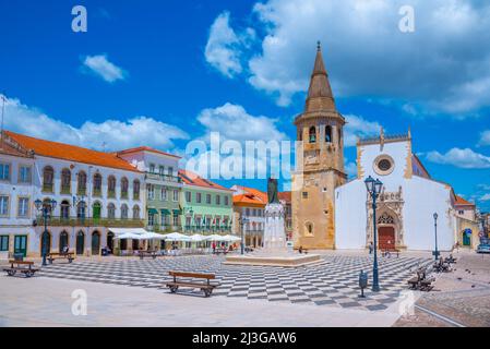 Kirche von Sao Joao Batista in Tomar, Portugal. Stockfoto