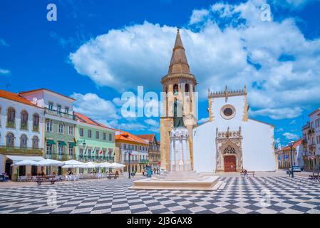 Kirche von Sao Joao Batista in Tomar, Portugal. Stockfoto