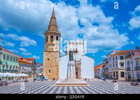Kirche von Sao Joao Batista in Tomar, Portugal. Stockfoto