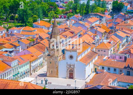 Kirche von Sao Joao Batista in Tomar, Portugal. Stockfoto