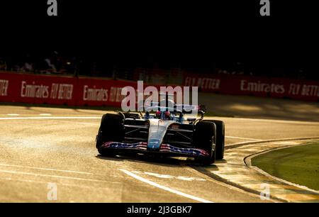 14 ALONSO Fernando (SPA), Alpine F1 Team A522, Aktion während der Formel 1 Heineken Australian Grand Prix 2022, 3. Runde der FIA Formel 1 Weltmeisterschaft 2022, auf dem Albert Park Circuit, vom 8. Bis 10. April 2022 in Melbourne, Australien - Foto: Dppi/DPPI/LiveMedia Stockfoto