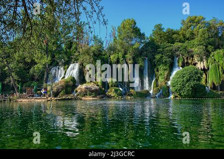 Kravica Wasserfall, Bosnien Und Herzegowina Stockfoto