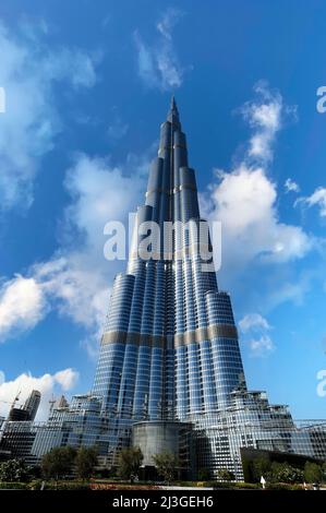 Dubai. VAE. Burj Khalifa Stockfoto