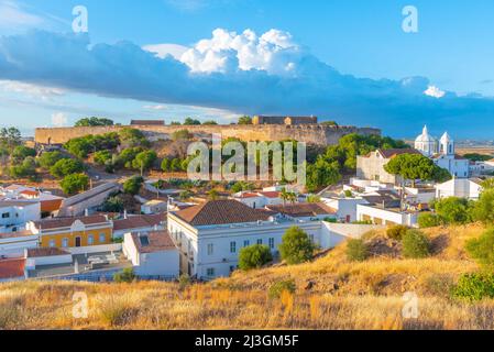 Castelo da Vila in Castro Marim, Portugal. Stockfoto