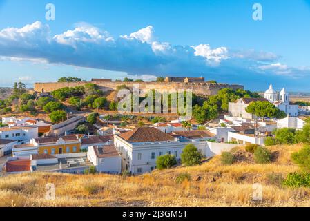 Castelo da Vila in Castro Marim, Portugal. Stockfoto