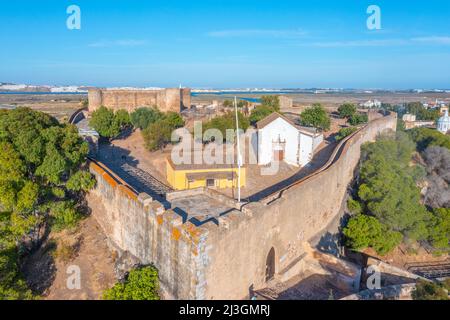 Castelo da Vila in Castro Marim, Portugal. Stockfoto