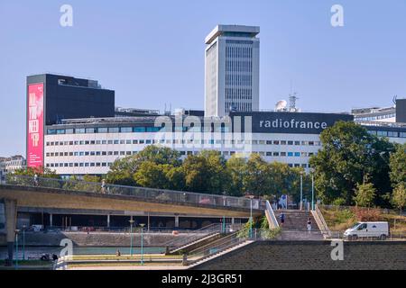 Frankreich, Paris, die Ufer der seine, das Maison de la Radio Stockfoto