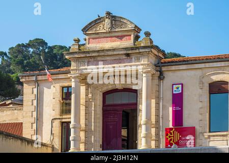 Frankreich, Herault, Sete, Quartier Haut, Paul Valery Gymnasium Stockfoto