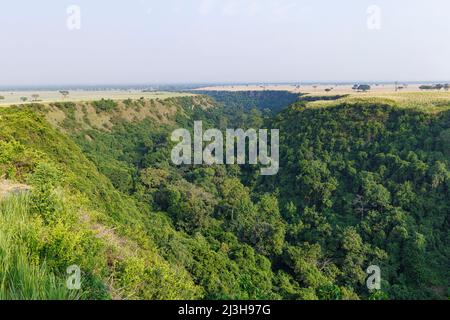 Uganda, Rubirizi District, Katunguru, Kyambura River Gorge Stockfoto