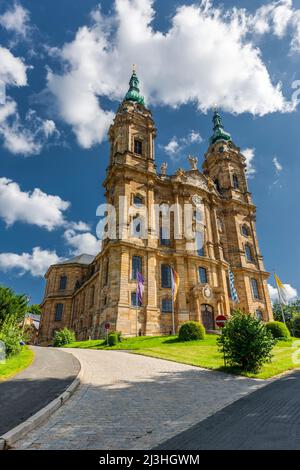 Basilika Vierzehnheiligen bei Bad Staffelstein in Oberfranken Stockfoto