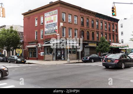 Bedford-Stuyvesant, New York City, NY, USA, Straßenszene in Brooklyn Stockfoto