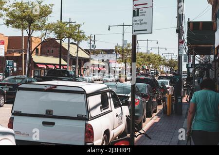 Marine Park, New York City, NY, USA, Straßenszene Stockfoto