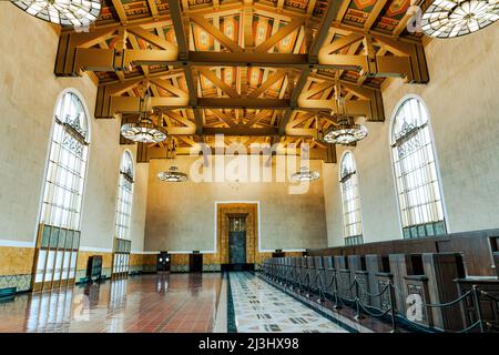 Union Sation in Los Angeles. USA Stockfoto