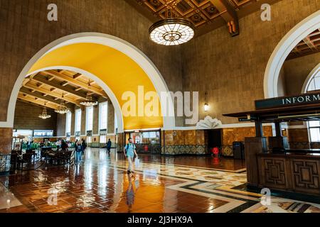 Union Sation in Los Angeles. USA Stockfoto