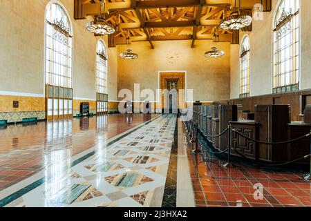 Union Sation in Los Angeles. USA Stockfoto