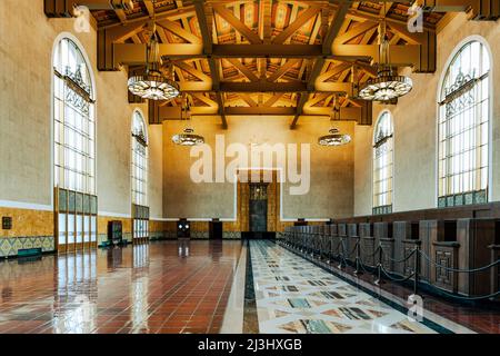 Union Sation in Los Angeles. USA Stockfoto