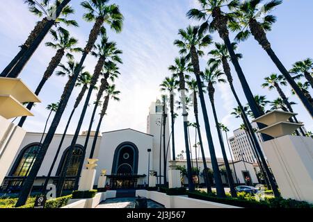 Union Station in Los Angeles, Kalifornien Stockfoto