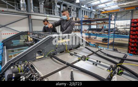 Brennstoffzellenfabrik Cummins Hydrogenics, Herten, Nordrhein-Westfalen, Deutschland, Europa Stockfoto