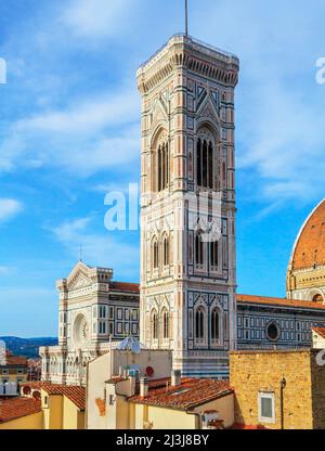 Duomo Santa Maria del Fiore, Dachterrasse, Florenz, Toskana, Italien Stockfoto