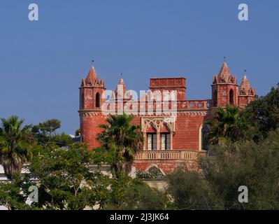 Villa Mellacqua , Santa Maria di Leuca, Apulien, Italien Stockfoto