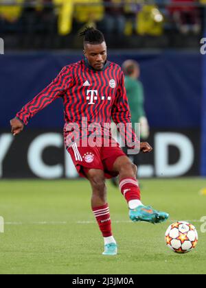 Estadio de la Ceramica, Villarreal, Italien, aprile 06, 2022, Omar Richards (Bayern München) beim FC Villarreal gegen Byern München - UEFA Champions LEAG Stockfoto