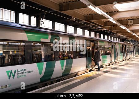 London Northwestern Railway, Euston Station, London, England Stockfoto