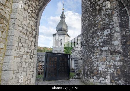 Stolberg Juni 2016: Altes Schloss in der Altstadt von Stolberg Stockfoto