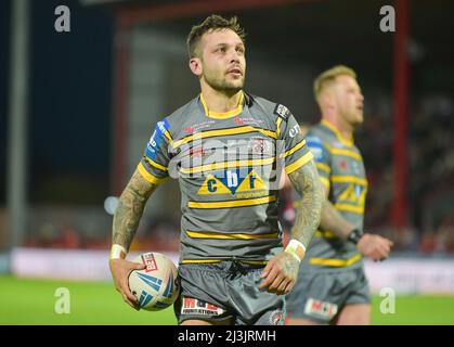 Hull, Großbritannien. 08. April 2022. Betfred Challenge Cup zwischen Hull KR und Castleford Tigers im Hull College Craven Park Stadium am 8.. April 2022 Credit: Craig Cresswell/Alamy Live News Stockfoto