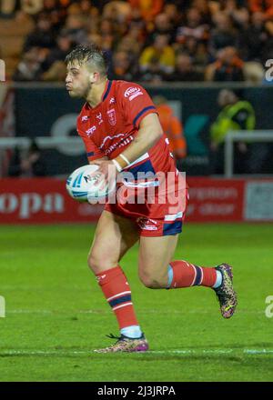 Hull, Großbritannien. 08. April 2022. Betfred Challenge Cup zwischen Hull KR und Castleford Tigers im Hull College Craven Park Stadium am 8.. April 2022 Credit: Craig Cresswell/Alamy Live News Stockfoto