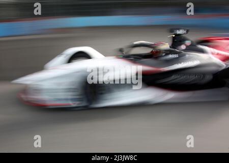 Rom, Italien. 08. April 2022. Rom, Italien - 08,04 2022: ABB FORMEL E, FIA WELTMEISTERSCHAFT 2022 ROM E-PRIX RENNEN in EUR Rom am 2022. April Quelle: Independent Photo Agency/Alamy Live News Stockfoto
