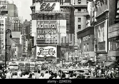 Times Square, New York City, New York, USA, Angelo Rizzuto, Anthony Angel Collection, August 1953 Stockfoto
