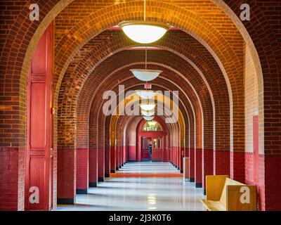 Innenansicht der Healy Hall in der Georgetown University in Washington DC Stockfoto