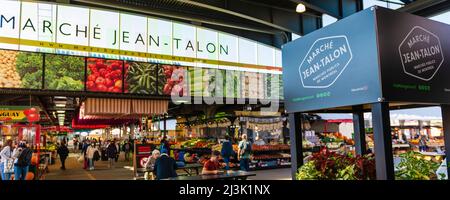 Jean-Talon-Markt in Montreal; Montreal, Quebec, Kanada Stockfoto