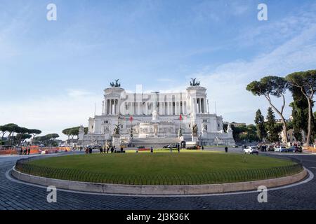 Vittoriano, Altar des Vaterlandes, Viktor-Emmanuel-Denkmal, Altare della Patria Piazza Venezia, Rom, Italien Stockfoto