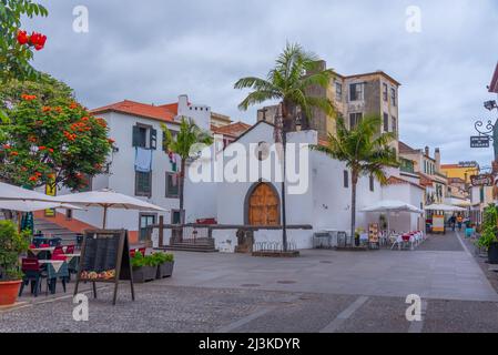 Funchal, Portugal, 13. Juni 2021: Kapelle der heiligen Leiche in Funchal, Madeira, Portugal. Stockfoto