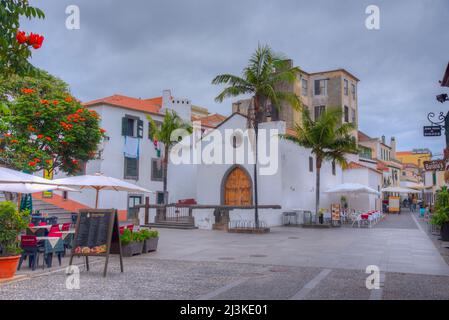 Funchal, Portugal, 13. Juni 2021: Kapelle der heiligen Leiche in Funchal, Madeira, Portugal. Stockfoto